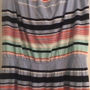 Striped maxi dress